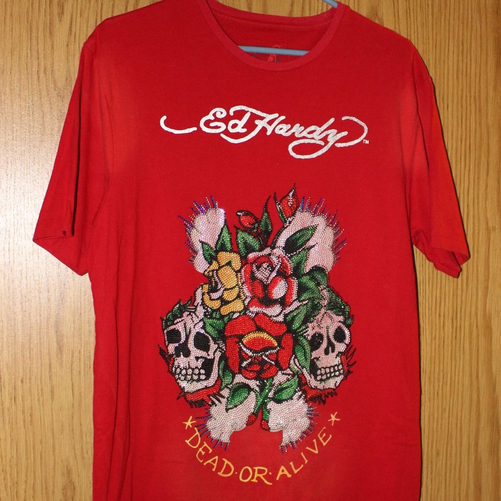 Red Ed Hardy T-Shirt